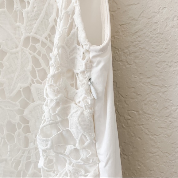 NWT! Kensie Womens High-Neck Lace Shift Dress, L - Picture 5 of 8